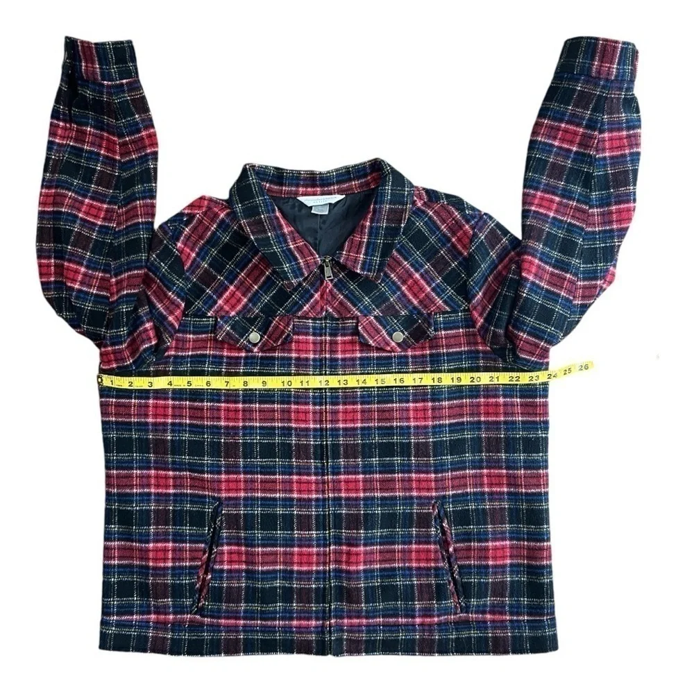 Christopher & Banks Flannel Jacket Size P/XL Women